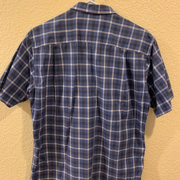 Blue Checkered Button Down Shirt - Picture 2 of 3